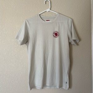 Fjallraven 1960 Logo T-Shirt Chalk White Men's Size S Short Sleeve Crew Neck